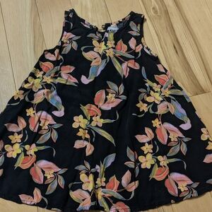 Old Navy Black Floral Toddler Dress